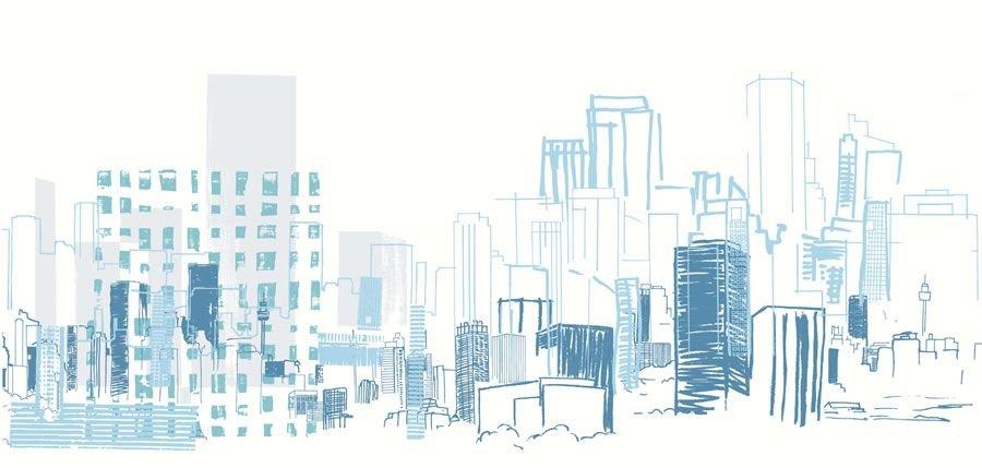 pipwilly city scape border teal 2463 999999 999999 80