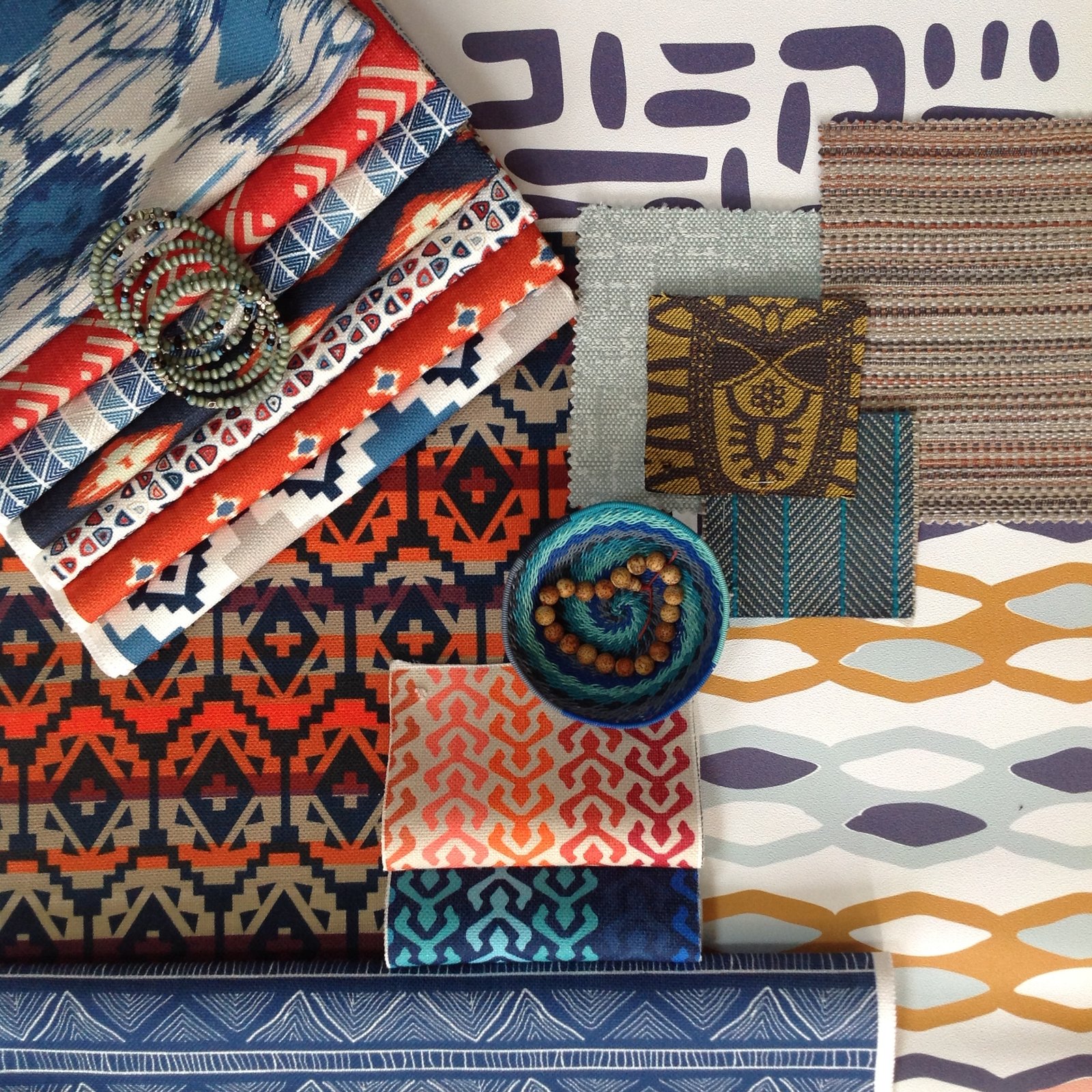 "NOMAD" inspired print patterns