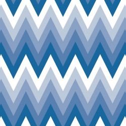 oversized chevron  belle cobalt