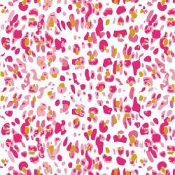 wild thing leopard outline mustard petal