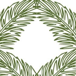 gardenlife palm trellis olive detail