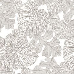 fronds silhouette monsteria mix riversand white
