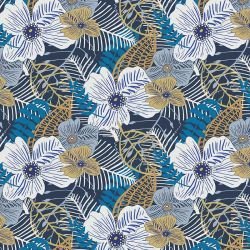 the natural jungle jungle florals indigo tones