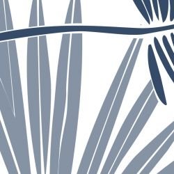 fronds silhouette falling fronds white deepsea twotone details