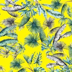 jungle chic leafy layers bright sunshine