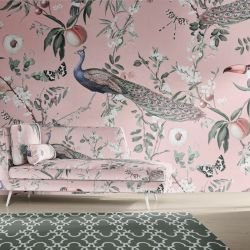 jungle chic concept wallpaper upholstery