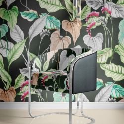 jungle chic concept wallpaper upholstery fabric