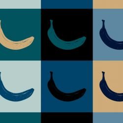 pop art banana basic hamilton