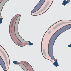 pop art banana falling cordilla