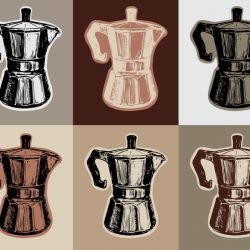 pop art classic coffee pot alloway