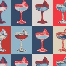 pop art coupe glass eyelyne