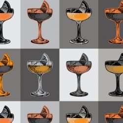 pop art coupe glass jasper