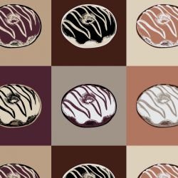 pop art doughnuts drawing alloway