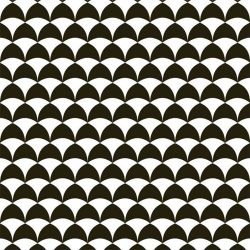 back to basics fishscale black and white