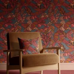 fronds concept striped palm autumn