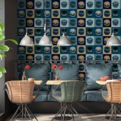 pop art concept wallpaper upholstery