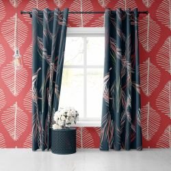 the natural jungle concept curtain wallpaper