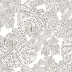 fronds silhouette monsteria mix riversand white