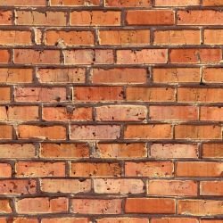 brick walls pale red brick