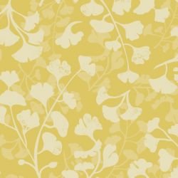 hamptons weekend maidenhair mustard