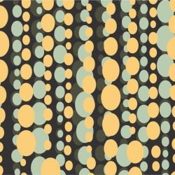 hamptons weekend raining pearls forest mural detail