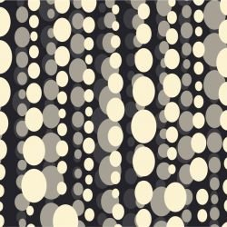 hamptons weekend raining pearls ivorymushroom mural detail