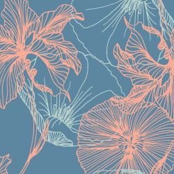 floral waves cultivating hibiscus harper detail