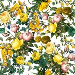 tuscan sunlit florals white 