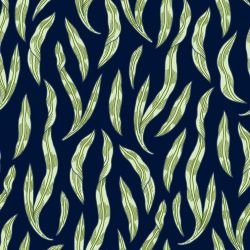 woodblock florals floating foliage rosetta