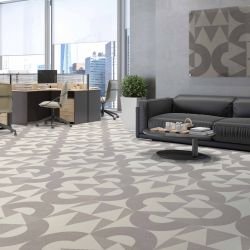 geo tones concept carpet artwork