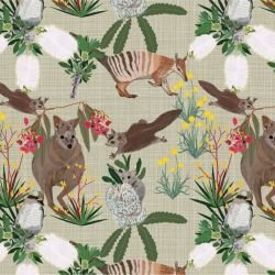 native fauna wildlife walk grasscloth