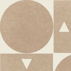 geo tones checkers tawny detail