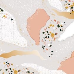 modern memphis crystal composite