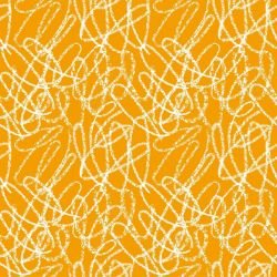 modern memphis squiggles amber