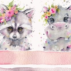 watercolour wonders little darlings w water original detail
