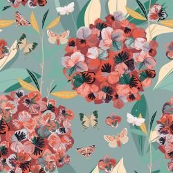 floral fireworks hydrangea bouquet spice