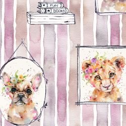 sally walsh little darlings purple detail