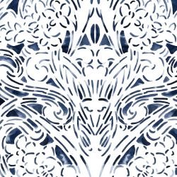 indigo story feather flurry indigo tones detail