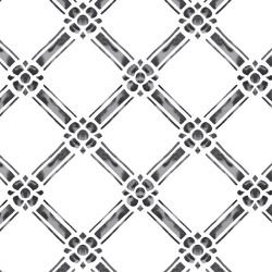 indigo story flower trellis charcoal tones