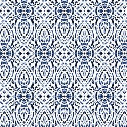 indigo story damask indigo tones
