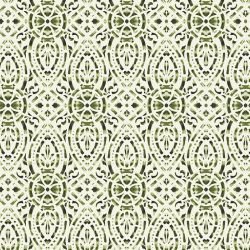 indigo story damask olive tones