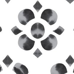 indigo story embossed charcoal tones detail