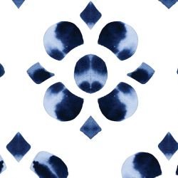 indigo story embossed indigo tones detail