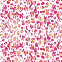 wild thing leopard outline mustard petal