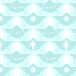 architectural forms colour block steps sea foam