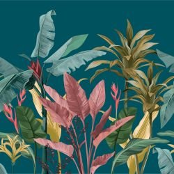 jungle chic paradie palms emerald 