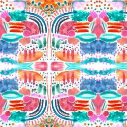 artistic expression paintbrush print white wash