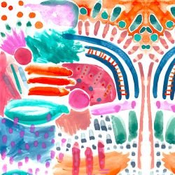 artistic expression paintbrush print white wash detail