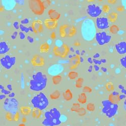 artistic expressions paint ball print posy