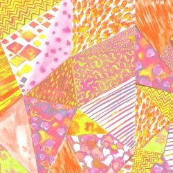 artistic expressions painterly patchwork acid